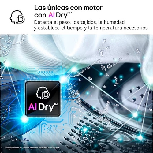 LG RHX7010TLB Blanco - Secadora Bomba de Calor 10KG