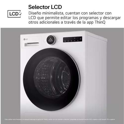 LG RHX7010TLB Blanco - Secadora Bomba de Calor 10KG