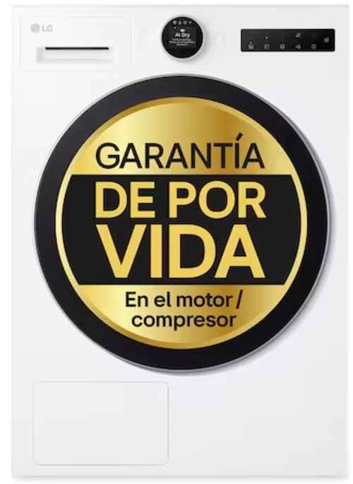 LG RHX7010TLB Blanco - Secadora Bomba de Calor 10KG