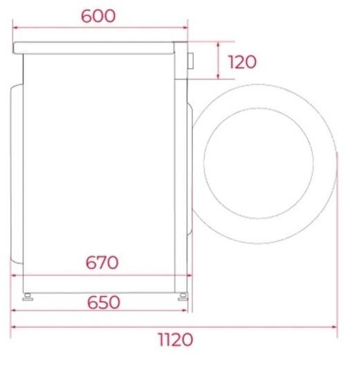 TEKA D 409B W SP Blanco-INOX - Secadora Bomba de Calor 9KG
