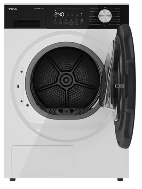 TEKA D 208D W SP Blanco-Negro - Secadora Bomba de Calor 8KG
