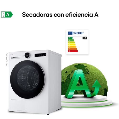 LG RHX9009TWC Blanco - Secadora Bomba de Calor 9KG