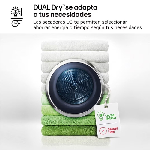 LG RHX5009TLB Blanco - Secadora Bomba de Calor 9KG