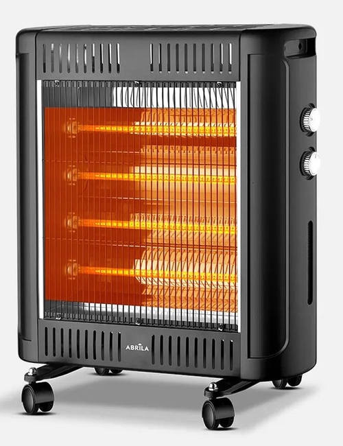 ABRILA KALINDA Negro - Estufa De Cuarzo 2400W