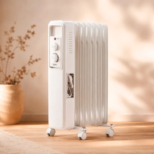 JATA JCRA2507 Blanco - Radiador de Aceite 1500W