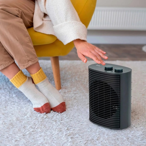 JATA JCTV1193 Negro - Calefactor 2000W