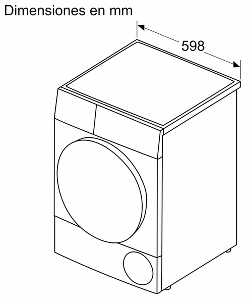 BALAY 3SB582BE Blanco - Secadora Bomba de Calor 8KG
