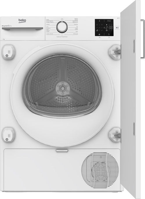 BEKO BM3T3723BWB Integrable Sin Color - Secadora Bomba de Calor 7KG