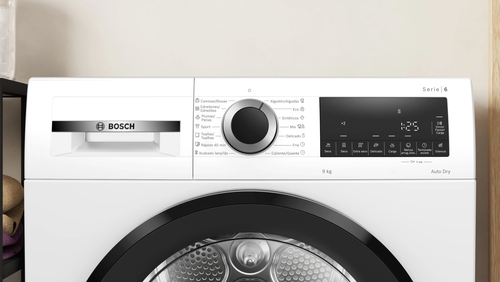 BOSCH WQG24200ES Blanco - Secadora Bomba de Calor 9KG