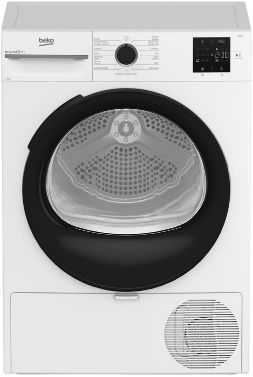 BEKO BM3T38230WB Blanco - Secadora Bomba de Calor 8KG