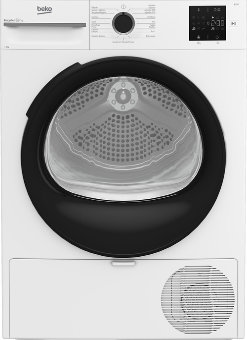 BEKO BM3T38230WB Blanco - Secadora Bomba de Calor 8KG