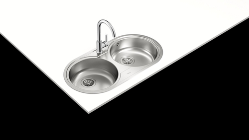 Teka DR80 2C - Fregadero 80CM 2 Senos