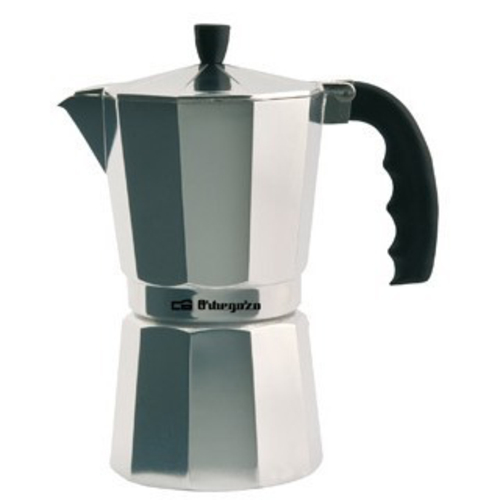 ORBEGOZO KF-900 INOX - Cafetera de Aluminio 9 Tazas
