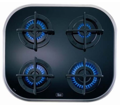 TEKA CG.1 4G AI CRISTAL NEGRO  - Placa de Gas 60CM POLIVALENTE BUTANO 