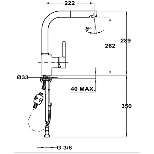 TEKA ARK-938 - Grifo Cromo