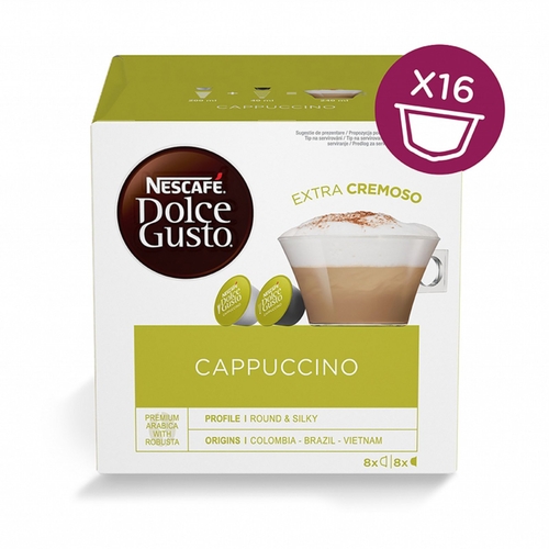 DOLCEGUSTO CAPPUCCINO - Cápsulas de café 16 Unidades