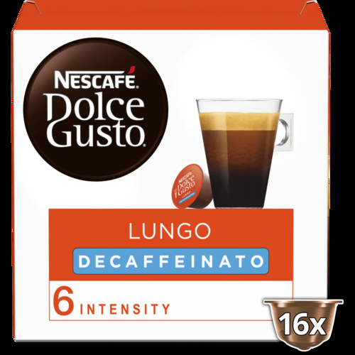 DOLCEGUSTO LUNGO DESCAFEINADO 012062868 - Cápsulas de café 16 Unidades
