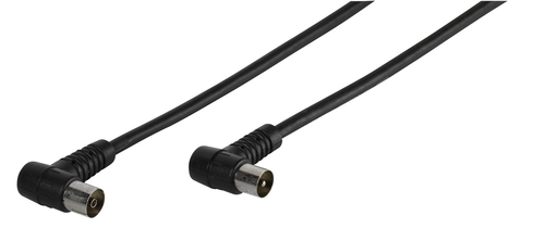 Cable Vivanco Antena 43038 M/H 1.5M Acodado Negro