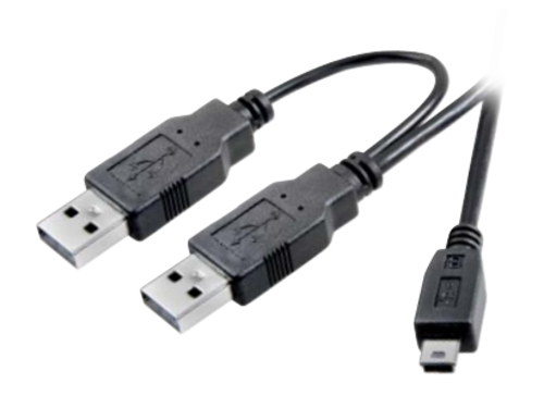 Cable Vivanco Usbax2/Usbbmini 1M 45290 Vivanco