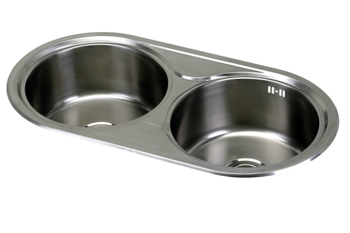 Cata R-2 AG - Fregadero 2 Senos 90CM