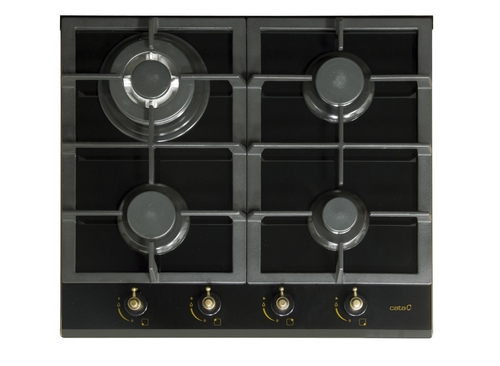 CATA RCI 631 BK Negro  - Placa de Gas 60cm Natural y Butano 