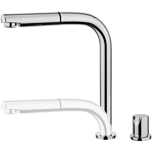 Grifo Teka AUK 983 Cromo Extraíble y Retáctil