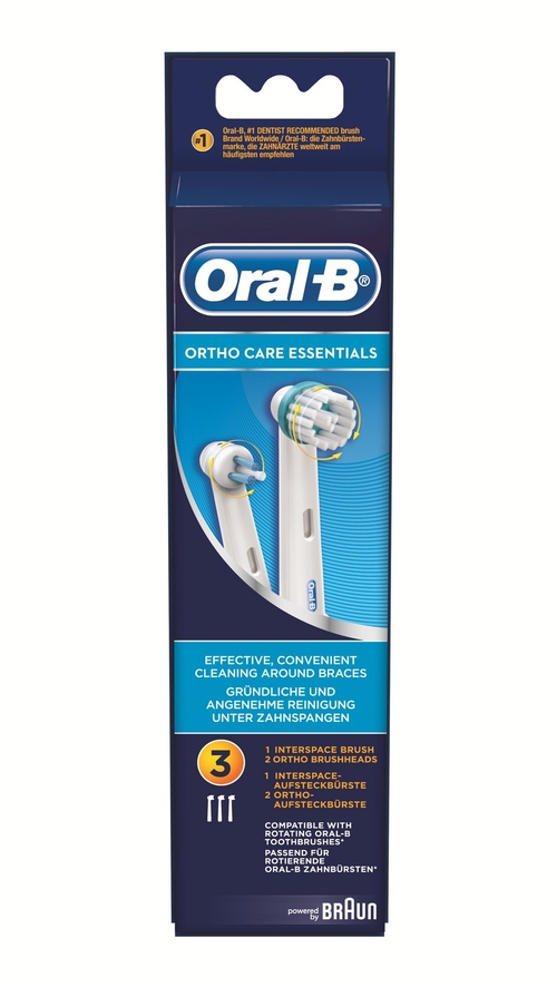 Recambio OralB Ortho Kit Especial Ortodoncia 3 Unidades