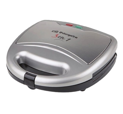 ORBEGOZO SW-7550 INOX - Sandwichera 800W