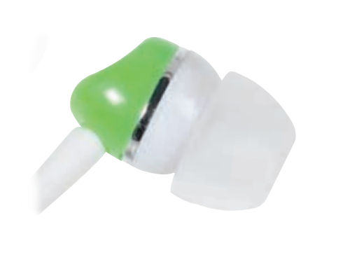 Auricular Vivanco SR 3 Verde 81DB 3.5MM 1.2 Metros 10.5Gr 