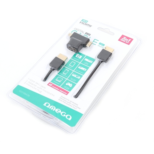 Adaptador Hdmi Omega OCHBA18 Minimicro 1.8M