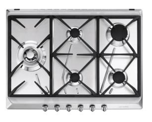 Placa de Gas Smeg SRV575GH5 Natural 5 Fuegos