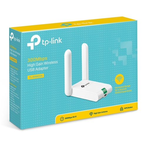 Adaptador WiFi TP-Linkl TL-WN822N 300 MBPS USB 2 Antenas