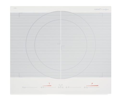 CATA GIGA 600 WH Blanco - Vitrocerámica de Inducción 60cm