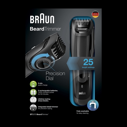 BRAUN BT5070  - Cortapelos con y sin cable