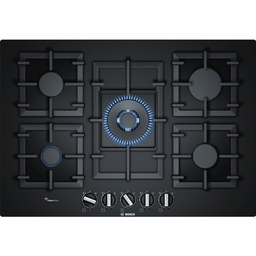 BOSCH PPQ7A6B90 Negro  - Placa de Gas 75cm Gas Natural 