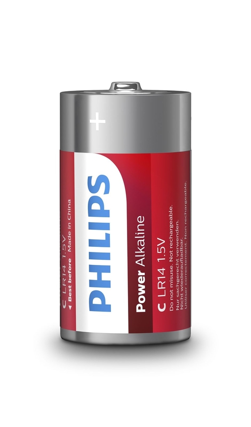 Pilas Philips LR14P2B 2 Unidades C/LR14 65GR Alcalino