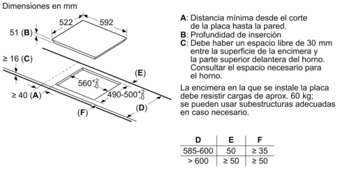BALAY 3EB865FR Negro - Vitrocerámica de Inducción 60cm