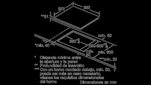 BALAY 3EB965LR Negro - Vitrocerámica de Inducción 60cm