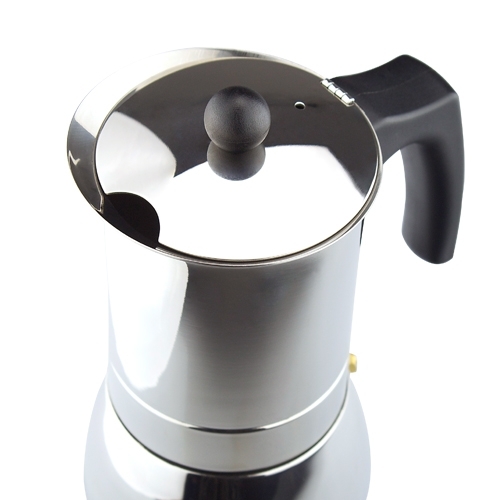 MAGEFESA GÉNOVA Acero Inoxidable - Cafetera de Aluminio 6 Tazas