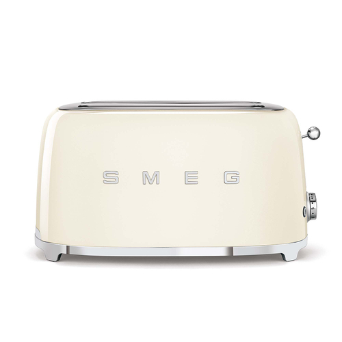 Tostador Smeg TSF02CREU 1500W Crema 4 Rebanadas 