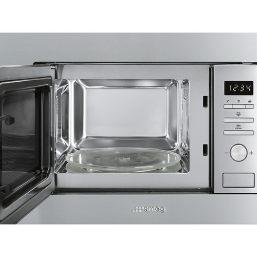 Microondas con Grill Smeg FMI017X Integrable 