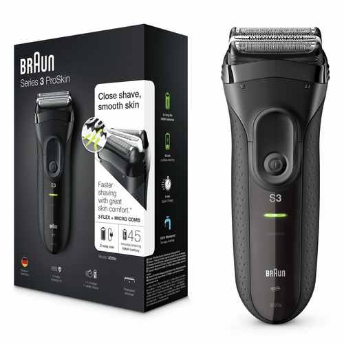 BRAUN SERIE 3 3020 Negro - Afeitadora Sin Cable