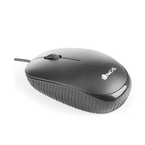 NGS FLAME Negro - Ratón 1000dpi