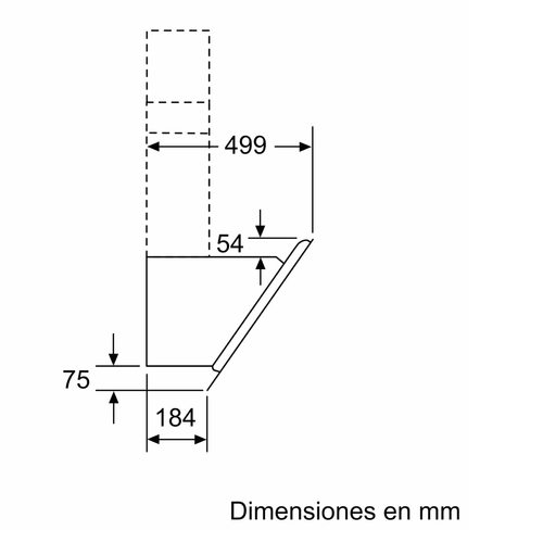 BALAY 3BC587GB Cristal Blanco - Campana Decorativa 80CM