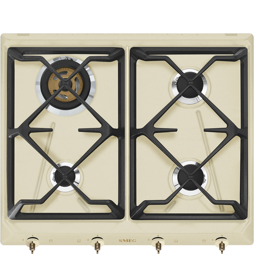 Placa de Gas SMEG SRV864POGH Natural 4 Fuegos