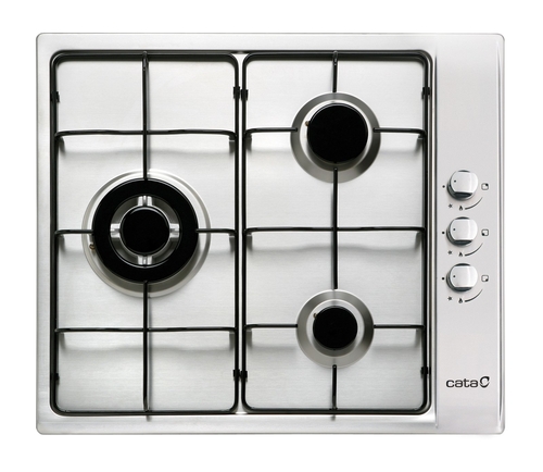 CATA GIB 6021 X Inox  - Placa de Gas 58cm Natural y Butano 