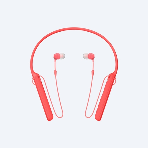 Auricular Sony WIC400R Rojo NFC Bluetooth Neodimio 8Hz