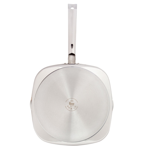 Teka Grill Cuadrado Antiadherente - Sartén 27CM Acero Inox