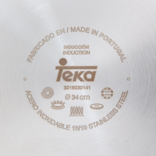 TEKA 49004871 - Grill Redondo Antiadherente 34CM