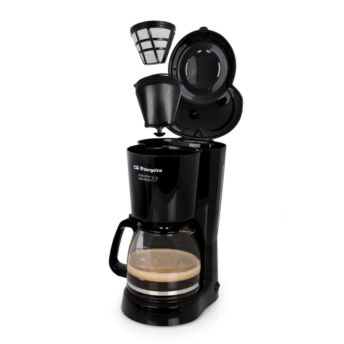 ORBEGOZO CG-4024 Negro - Cafetera de Goteo 15 Tazas